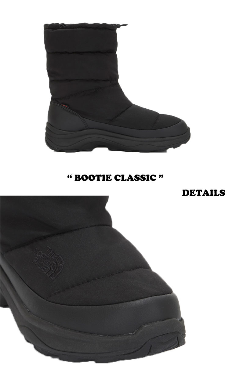 ノースフェイス ブーツ THE NORTH FACE メンズ レディース BOOTIE CLASSIC ブーティ クラシック BLACK ブラック NS99M52A シューズ 【中古】未使用品