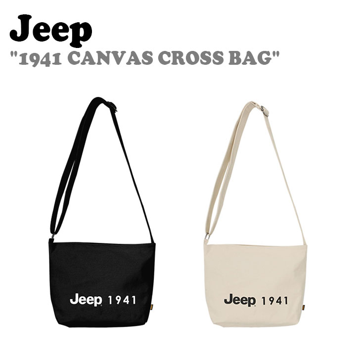 ジープ キッズ クロスバッグ Jeep kids 男の子 女の子 1941 CANVAS CROSS BAG 1941キャンバスクロスバッグ BLACK ブラック IVORY アイボリー KN0GAU512BK/IV バッグ 1941年にア...