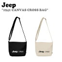 ジープ キッズ クロスバッグ Jeep kids 男の子 女の子 1941 CANVAS CROSS BAG 1941キャンバスクロスバッグ BLACK ブラック IVORY アイボリー KN0GAU512BK/IV バッグ