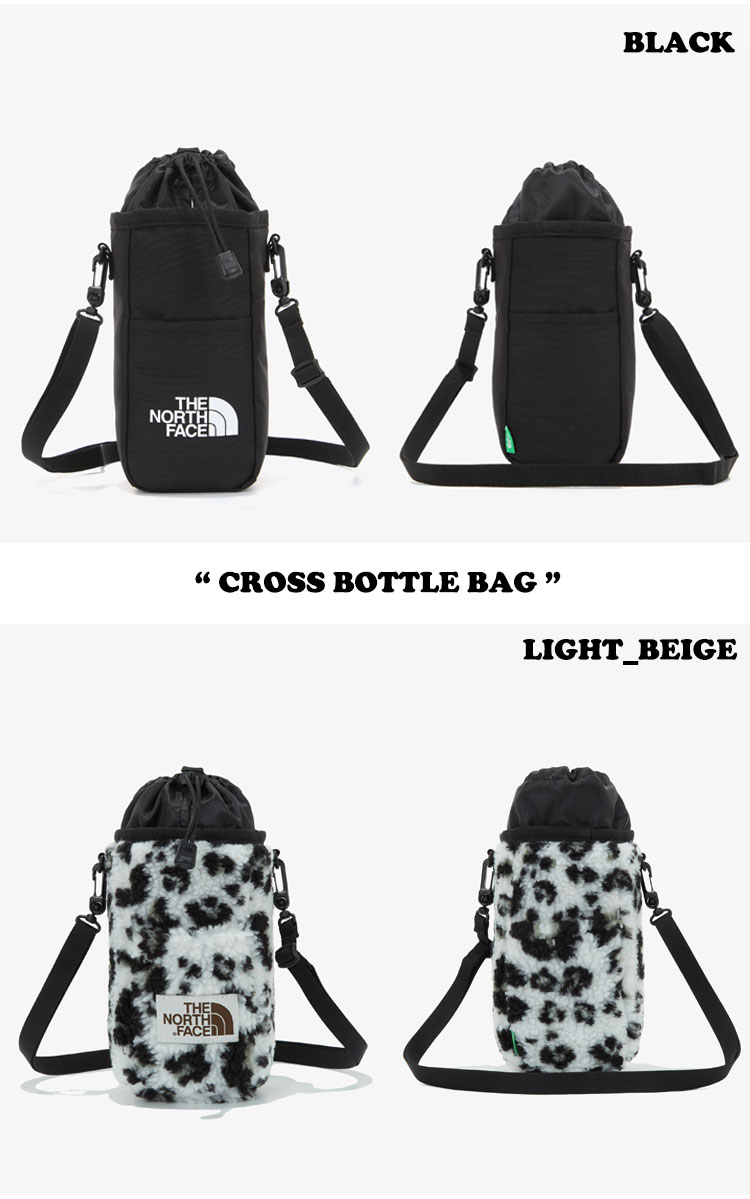 ノースフェイス 水筒カバー THE NORTH FACE メンズ レディース CROSS BOTTLE BAG クロス ボトルバック BLACK ブラック LIGHT_BEIGE ライト ベージュ NN2PM55J/K バッグ 【中古】未使用品