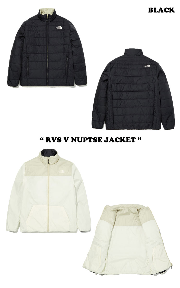 ノースフェイス ジャケット THE NORTH FACE メンズ レディース RVS V NUPTSE JACKET リバーシブルV ヌプシジャケット BLACK ブラック BEIGE ベージュ NJ3NN00A/B ウェア 【中古】未使用品