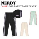 mfB {gX NERDY Y fB[X 22SS LOGO TAPE TRACK PANTS S e[v gbN pc BLACK ubN CREAM N[ MINT ~g PNES22KB0101/02/12 mfB[ EFA