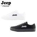 ジープ スニーカー Jeep メンズ レディース PRESS プレス BLACK ブラック WHITE ホワイト GL0GHF001BK/WH シューズ