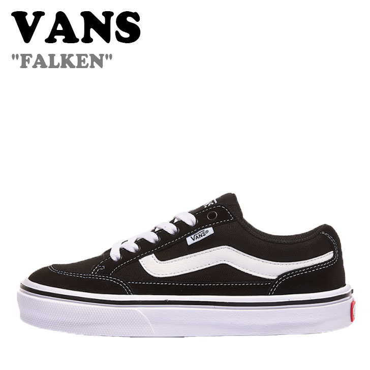 バンズ スニーカー VANS メンズ レディース FALKEN ファルケン BLACK ブラック V3830SC シューズ 【中古】未使用品