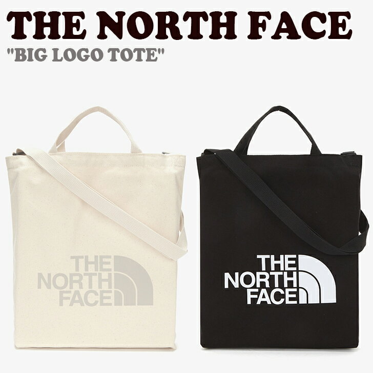 ノースフェイス エコバッグ THE NORTH FACE メンズ レディース BIG LOGO TOTE ビッグ エコ トートバッグ BLACK ブラック LIGHT GRAY ライトグレー NN2PN13A/B バッグ 【中古】未使用品