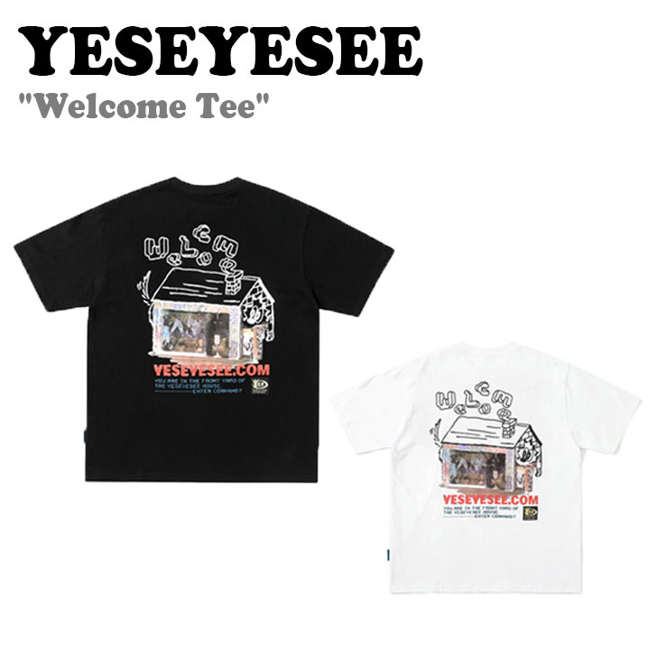  T YESEYESEE  ǥ Welcome Tee 륫 T BLACK ֥å WHITE ۥ磻 Ⱦµ YES926/YES927 