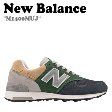 ニューバランス 1400 スニーカー NEW BALANCE メンズ レディース M 1400 MUJ J.CREW ジェイクルー GRAY グレー BEIGE ベージュ GREEN グリーン NAVY ネイビー M1400MUJ シューズ【中古】未使用品