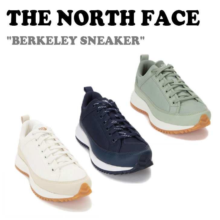 ノースフェイス スニーカー メンズ ノースフェイス 韓国 スニーカー THE NORTH FACE メンズ レディース BERKELEY SNEAKER バークレースニーカー OFF WHITE オフホワイト NAVY ネイビー KHAKI カーキ NS93N05J/K/L シューズ