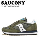 サッカニー スニーカー レディース サッカニー スニーカー SAUCONY メンズ レディース JAZZ ORIGINAL ジャズオリジナル GREEN OLIVE グリーンオリーブ S2044-637 シューズ