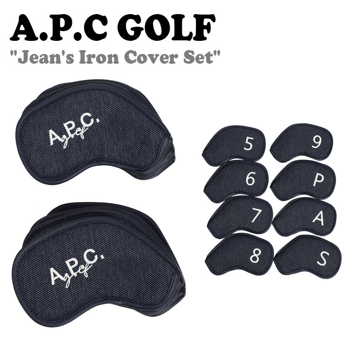 アーペーセー ゴルフ アイアンカバー A.P.C GOLF レディース Jean's Iron Cover Set ジーンズ アイアン カバー セット ゴルフ ゴルフカバー 韓国 韓国スポーツ 韓国ゴルフ CYZ42E5 ACC 1