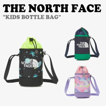 ノースフェイス 水筒カバー THE NORTH FACE 男の子 女の子 KIDS BOTTLE BAG キッズ ボトルバッグ BLACK ブラック NAVY ネイビー LILAC ライラック NN2PN06R/T/U バッグ 【中古】未使用品