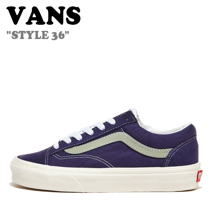 バンズ スニーカー VANS メンズ レディース STYLE 36 スタイル36 NAVY ネイビー VN0A54F6680 シューズ 【中古】未使用品