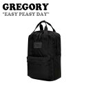 OS[ obNpbN GREGORY Y fB[X EASY PEASY DAY C[W[ s[W[ fC BLACK ubN 09J29168 obO