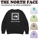 ザ・ノース・フェイス トレーナー メンズ 【即納カラー有/国内配送】ノースフェイス トレーナー THE NORTH FACE BANDANA EX SWEATSHIRTS　バンダナ イーエックス スウェットシャツ BLACK STONE_GRAY APPLE_GREEN LIGHT_BEIGE LILAC NM5MN60A/B/C/D/E ウェア