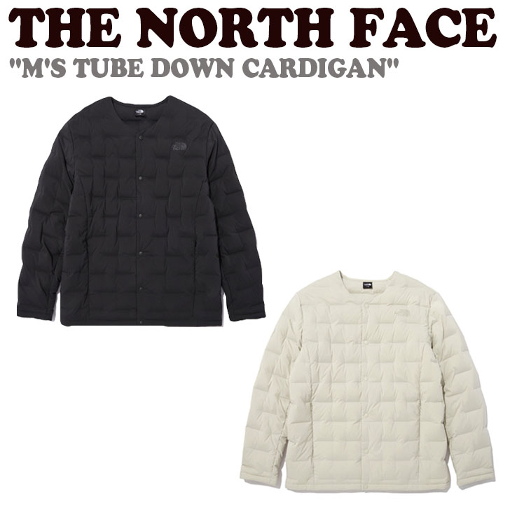 ノースフェイス カーディガン メンズ ノースフェイスダウン THE NORTH FACE メンズ M'S TUBE DOWN CARDIGAN ミス チューブ ダウンカーディガン BLACK ブラック LIGHT_BEIGE ライト ベージュ NJ1DN72A/B ウェア