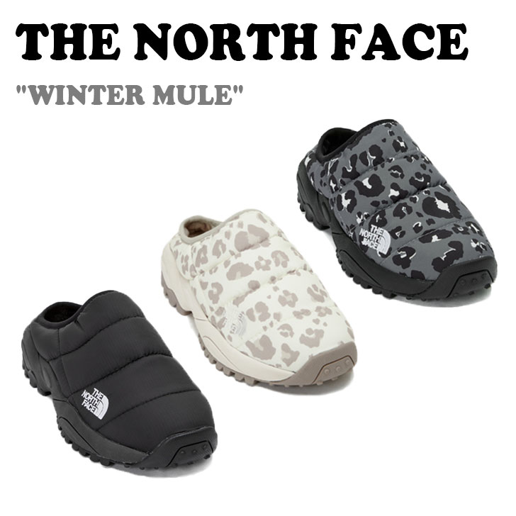 ザ・ノース・フェイス スニーカー レディース ノースフェイス 韓国 スニーカー THE NORTH FACE メンズ レディース WINTER MULE ウィンター ミュール BLACK ブラック BEIGE ベージュ DARK GRAY ダーク グレー NS93N63J/K/L シューズ