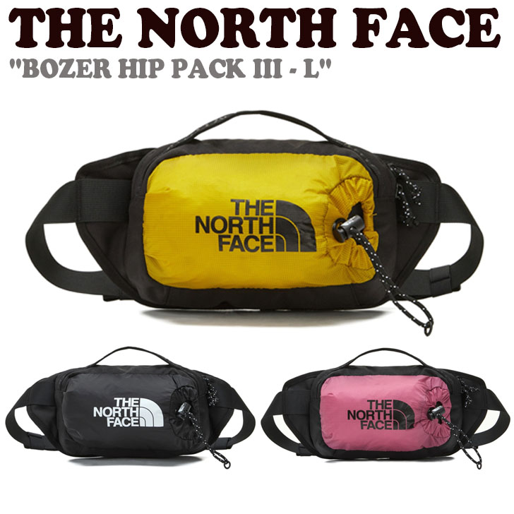 ノースフェイス 韓国 ウエストポーチ THE NORTH FACE メンズ レディース BOZER HIP PACK III-L ボーザー ヒップ パック サン-エル BLACK ブラック GOLD ゴールド RED レッド NN2HN70A/B/C バッグ