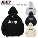 W[v p[J[ Jeep Y fB[X Turtleneck Bear Hood Zip-Up@^[glbN xA t[h Wbv-Abv BLACK ubN IVORY AC{[ M/WHITE GzCg NAVY lCr[ JN5TZU064BK/IV/MW/NA EFA