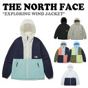 ノースフェイスジャケット THE NORTH FACE EXPLORING WIND JACKET エクスプローリング ウインドジャケット MINT ミント NAVY ネイビー BLACK ブラック SLATE KHAKI スレートカーキ HOT CORAL ホットコーラル LIME ライム NJ3BP10A/B/C/D/E/F ウェア