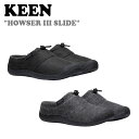 L[ Xj[J[ KEEN Y HOWSER III SLIDE nEU[ X[ XCh BLACK ubN CHARCOAL GREY `R[O[ KNSO2F201BK/CG V[Y