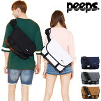 ピープス クロスバッグ PEEPS 正規販売店 メンズ レディース ESSENTIAL MESSENGER BAG エッセンシャル メッセンジャーバッグ BLACK ブラック NAVY ネイビー WHITE ホワイト BROWN ブラウン CHARCOAL チャコール P00000NP/Q/R/T P0000BFG バッグ