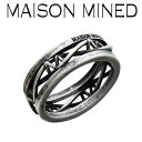 メゾンミネド 指輪 MAISON MINED 正規販売店 FUSION RING フュージョン リング SILVER シルバー FMQFAXA817M ACC