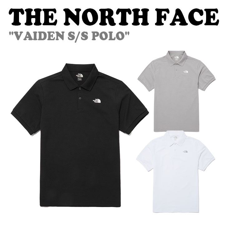 ザ・ノース・フェイス ポロシャツ メンズ ノースフェイスポロシャツ THE NORTH FACE メンズ レディース VAIDEN S/S POLO バイデン ショートスリーブ ポロ BLACK ブラック GRAY グレー WHITE ホワイト NT7PP01J/K/L 半袖 ウェア