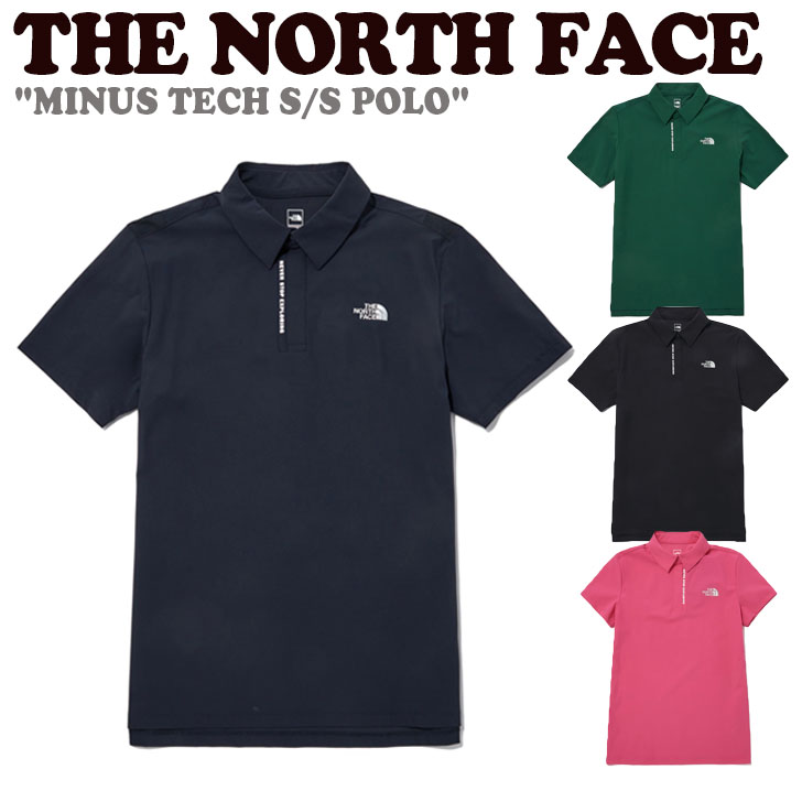 ザ・ノース・フェイス ポロシャツ メンズ ノースフェイスポロシャツ THE NORTH FACE メンズ レディース MINUS TECH S/S POLO マイナス テック ショートスリーブ ポロ BLACK ブラック DARK_NAVY ダーク ネイビー DARK_GREEN ダーク グリーン HOT_PINK ホット ピンク NT7PP03A/B/C/D ウェア