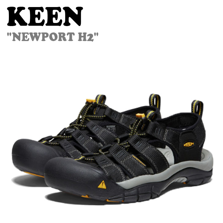 キーン サンダル KEEN メンズ NEWPORT H2 ニューポート BLACK ブラック KNSO3E100BA シューズ