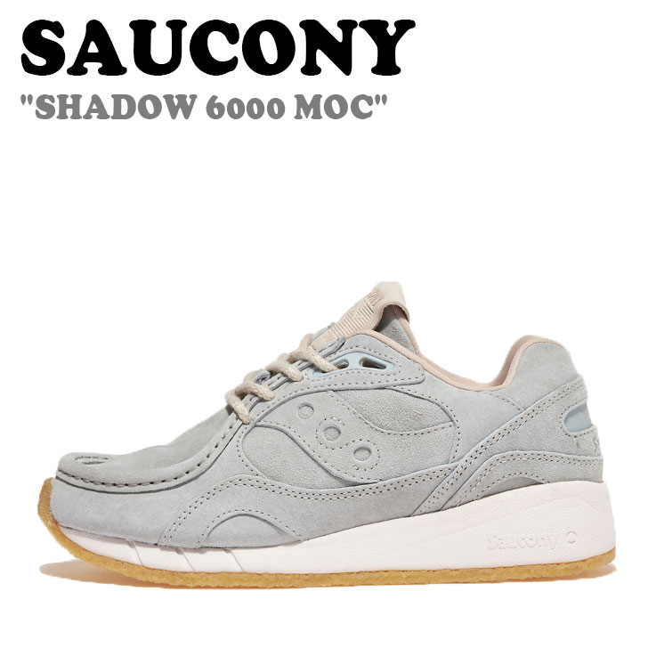 サッカニー スニーカー SAUCONY メンズ レディース SHADOW 6000 MOC シャドウ 6000 MOC GREY グレー S70706-2 シューズ