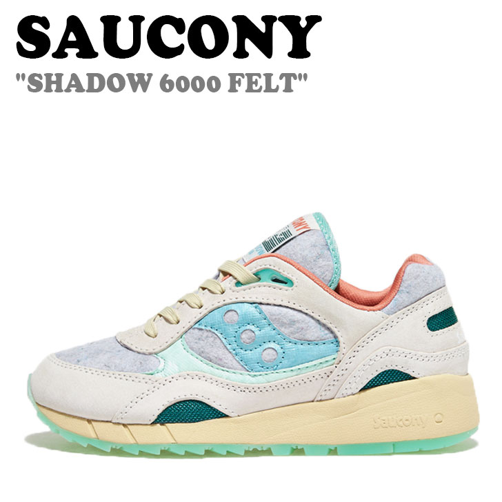 サッカニー スニーカー SAUCONY メンズ レディース SHADOW 6000 FELT シャドウ 6000 フェルト GREY グレー MULTI マルチ S70717-1 シューズ