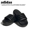 AfB_X T_ adidas Y fB[X ADILETTE PLATFORM SLIDE AfBb^ vbgtH[ XCh CORE BLACK RA ubN HQ6179 V[Y yÁzgpi