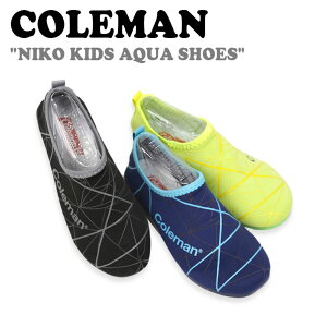 コールマン マリンシューズ COLEMAN 男の子 女の子 NIKO KIDS AQUA SHOES ニコ キッズ アクアシューズ BLACK ブラック NAVY ネイビー LIME ライム 1109748 シューズ