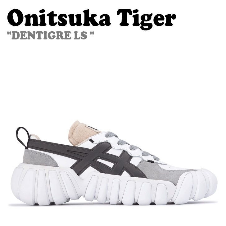 ˥ĥ ˡ Onitsuka Tiger  ǥ DENTIGRE LS ǥƥ LS WHITE ۥ磻 GRAPHITE GREY եȥ쥤 1183B421.100 塼