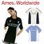 ᥹ ȾµT Ames Worldwide Ź  ǥ CHAMPIONSHIP TEE ԥ󥷥å T WHTIE ۥ磻 CHARCOAL 㥳 BLUE ֥롼 AM2DMUT506AWH/CH/BL 