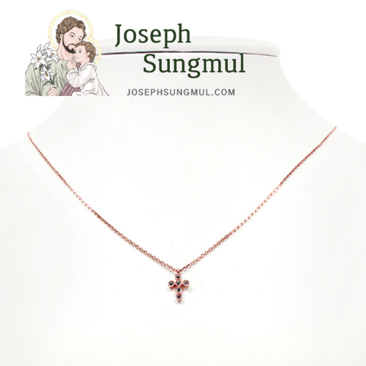 WZt TO lbNX joseph sungmul K̔X fB[X Cubic Cross Necklace L[rbN NXlbNX ROSE GOLD [Y S[h ؍ANZT[ P0000IHK ACC