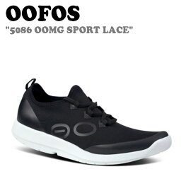 ウーフォス スニーカー OOFOS メンズ 5086 OOMG SPORT LACE ウーエムジー スポーツレース WHITE BLACK ホワイト ブラック シューズ