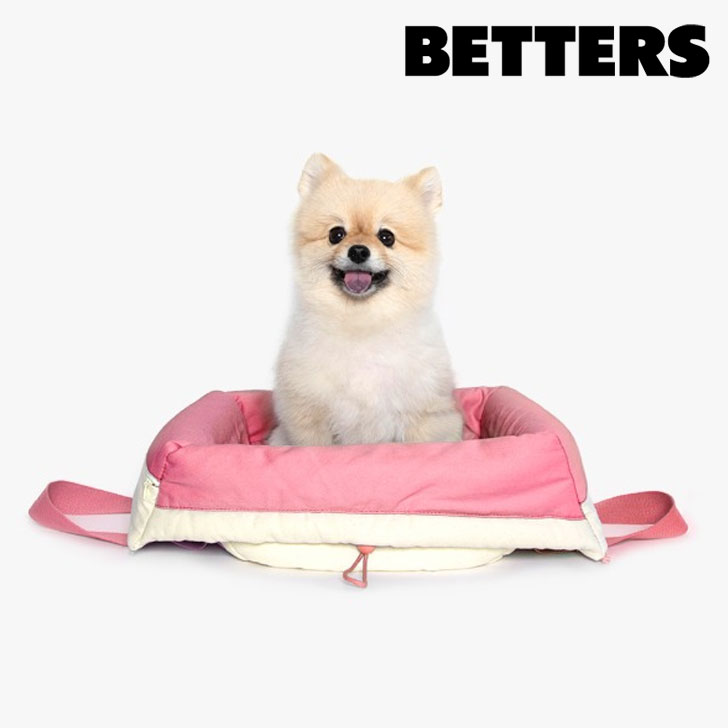 べラルズ ペットキャリー BETTERS 正規販売店 Easy Carry Cozy Bag イージー キャリー コージー バッグ イケコバッグ Solid Pink ソリッド ピンク ペット用品 ペットスリング ペット用 ペットバッグ betters06 ACC