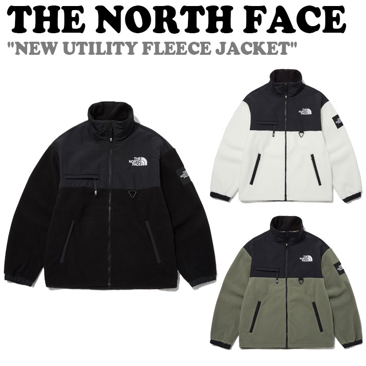 ザ・ノース・フェイス ボアジャケット レディース ノースフェイス フリースTHE NORTH FACE メンズ レディース NEW UTILITY FLEECE JACKET ニュー ユーティリティ フリースジャケット BLACK ブラック IVORY アイボリー LIGHT KHAKI ライトカーキ NJ4FP52J/K/L ウェア