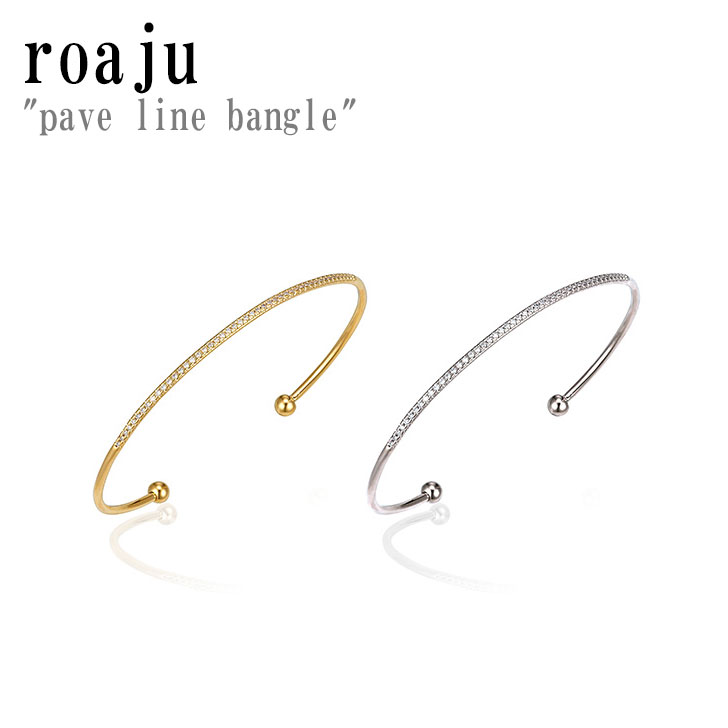 AW uXbg Roaju fB[X pave line bangle pF C oO GOLD S[h WHITE zCg 114267 ACC