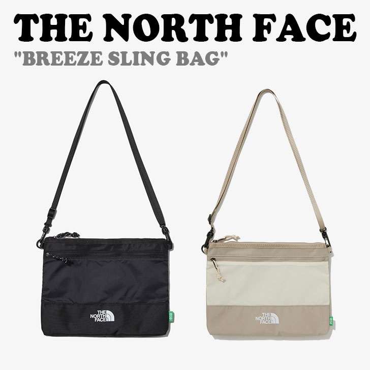 m[XtFCX ؍ NXobO THE NORTH FACE Y fB[X BREEZE SLING BAG u[Y XOobO BLACK ubN LIGHT BEIGE Cgx[W NN2PP54A/B obO