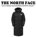 ノースフェイスダウン THE NORTH FACE メンズ レディース ACT FREE EX HYBRID DOWN COAT アクト フリー ハイブリッド ダウンコート BLACK ブラック NC1DP79A ウェア