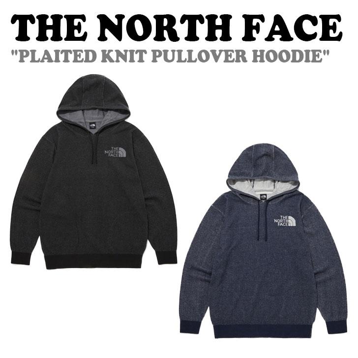 m[XtFCX p[J[ THE NORTH FACE Y fB[X PLAITED KNIT PULLOVER HOODIE v[ebh jbg vI[o[ t[fB[ CHARCOAL `R[ NAVY lCr[ NM5PP71A/B EFA