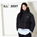 CfBbg AE^[ ILLEDIT K̔X MATTE DOUBLE ZIP UP SHORT PUFFER }bg WbvAbv V[g pt@[ BLACK ubN IAADPD01BK EFA