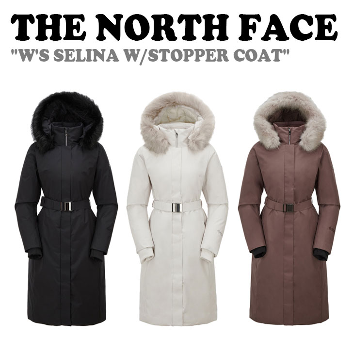 ノースフェイス ダウン THE NORTH FACE レディース W'S SELINA W/STOPPER COAT ウーマン セリーナ ウインドストッパー コート BLACK ブラック ROSE WINE ローズワイン ICE GRAY アイスグレー NC2UP80A/B/C ウェア