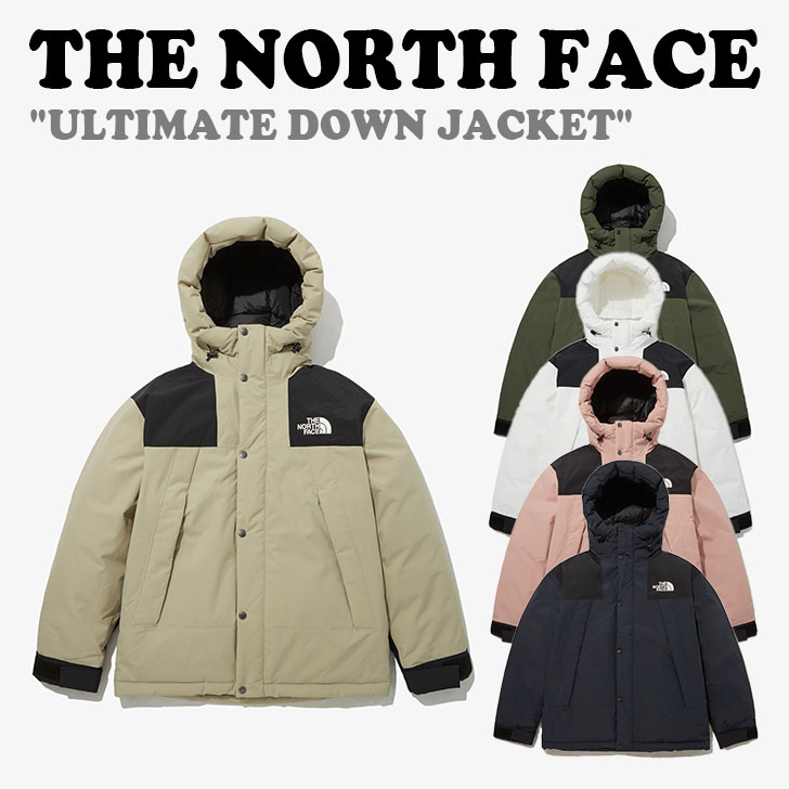 ノースフェイス ダウンジャケット THE NORTH FACE メンズ レディース ULTIMATE DOWN JACKET アルティメット ダウン ジャケット LIGHT BEIGE ライト ベージュ KHAKI カーキ INK インク CREAM クリーム PASTEL PINK パステル ピンク NJ2DP63A/B/C/D/E ウェア