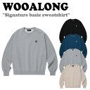 EA g[i[ WOOALONG Y fB[X Signature basic sweatshirt VOl`[ x[VbN XEFbgVc BEIGE x[W BLACK ubN MID BLUE ~bhu[ MELANGE GREY WO[ N WL234JMT01U EFA