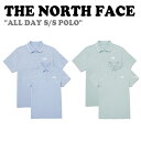 m[XtFCX |TVc THE NORTH FACE Y fB[X ALL DAY S/S POLO I[fC  | TVc SKY BLUE XJCu[ PALE GREEN y[O[ NT7PQ03A/B EFA