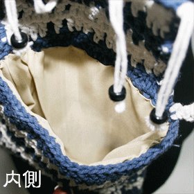 手編みのポシェットタイ コットン （2タイプ） 3