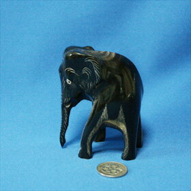 象の置物彫刻置物(水牛の角）アジアン雑貨販売 2
